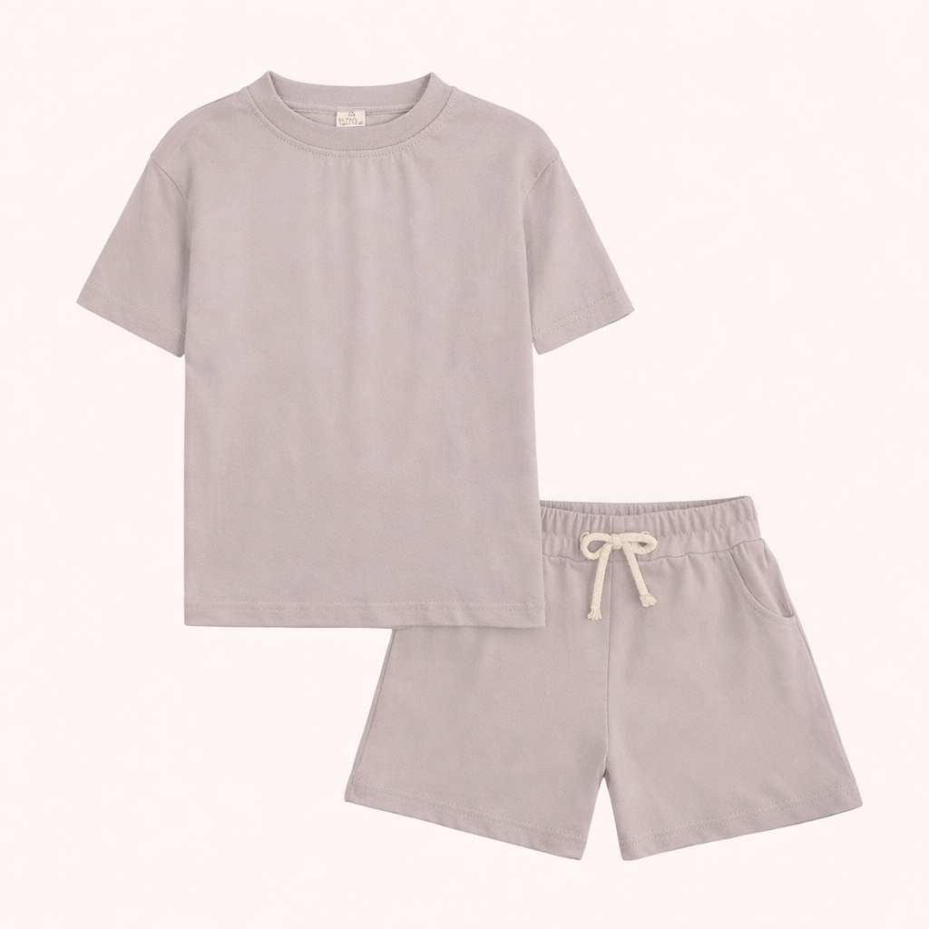 Sportief Zomercomfort – 2-Delige Jongensset met T-Shirt en Shorts