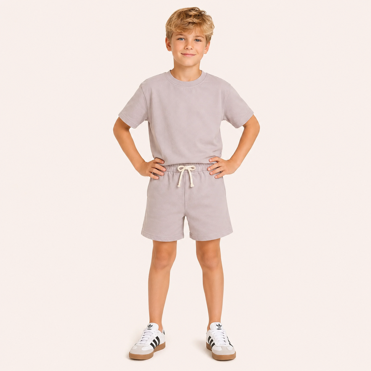 Jongens 2-delige luchtige stoere zomerset |13 kleuren