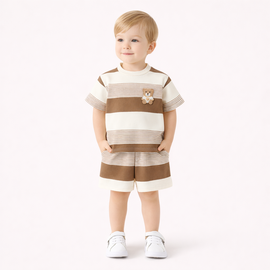 Zacht & Luchtig - Comfortabele 2-Delige Zomerset voor Baby’s en Peuters