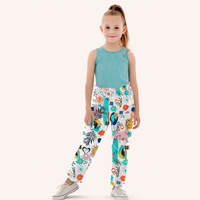 Meisjes 2-delige zomerset met off-shoulder top en wijde broek