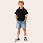 Jongens Katoenen Poloshirt | 3 kleuren