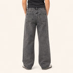 Meisjes Wijde Jeans met Hoge Taille