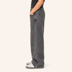 Meisjes Wijde Jeans met Hoge Taille