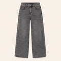 Meisjes Wijde Jeans met Hoge Taille