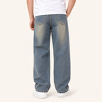 Jongens Gescheurde Jeans met Rechte Pasvorm