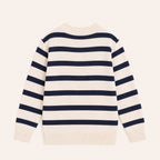 Meisjes Gestreept Vest met Ronde Hals