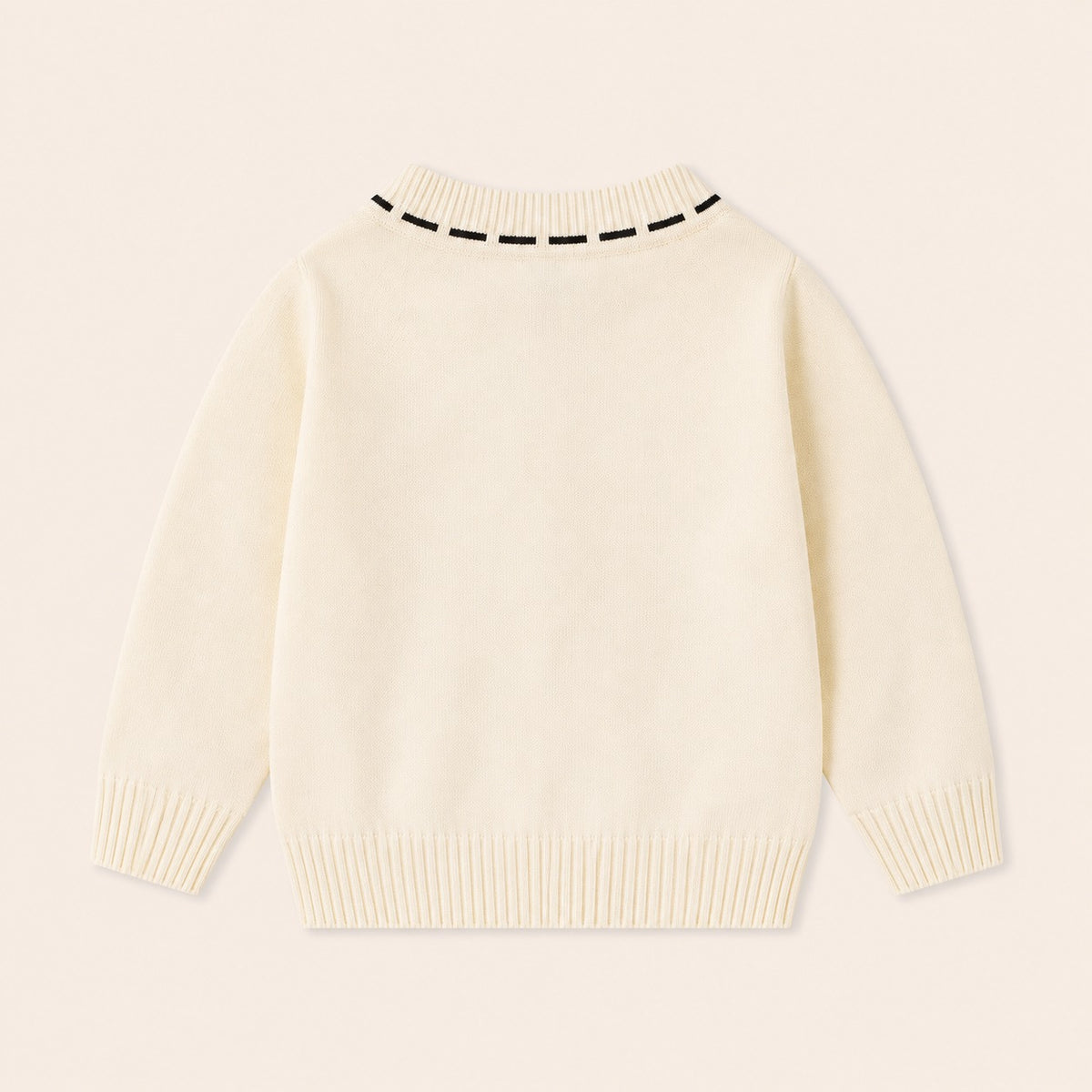 Meisjes Gebreid Vest met Strikje