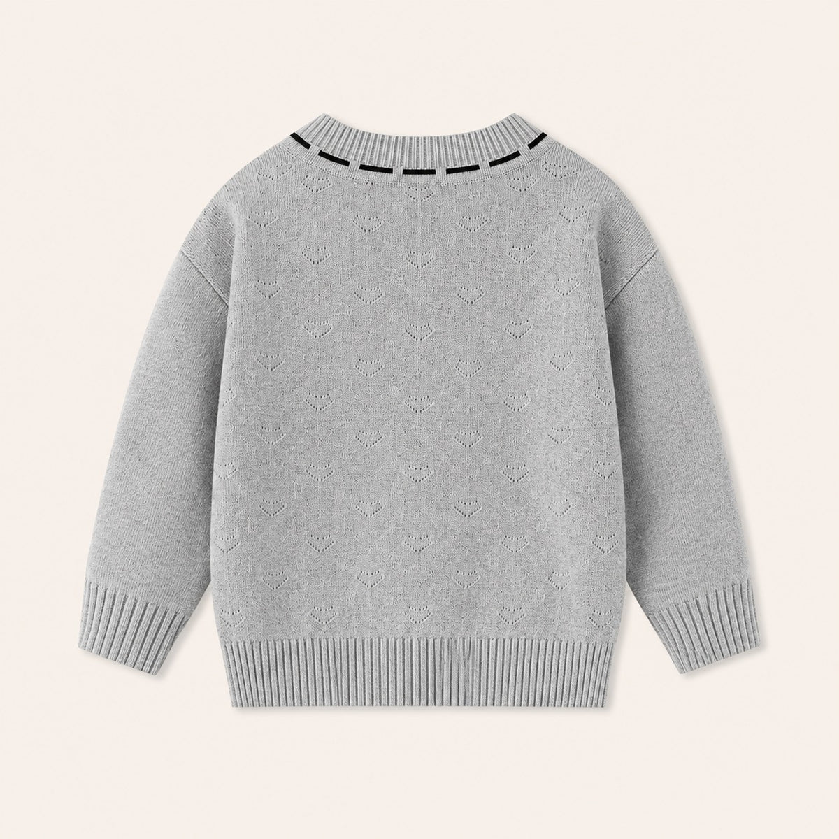 Meisjes Gebreid Vest met Strikje