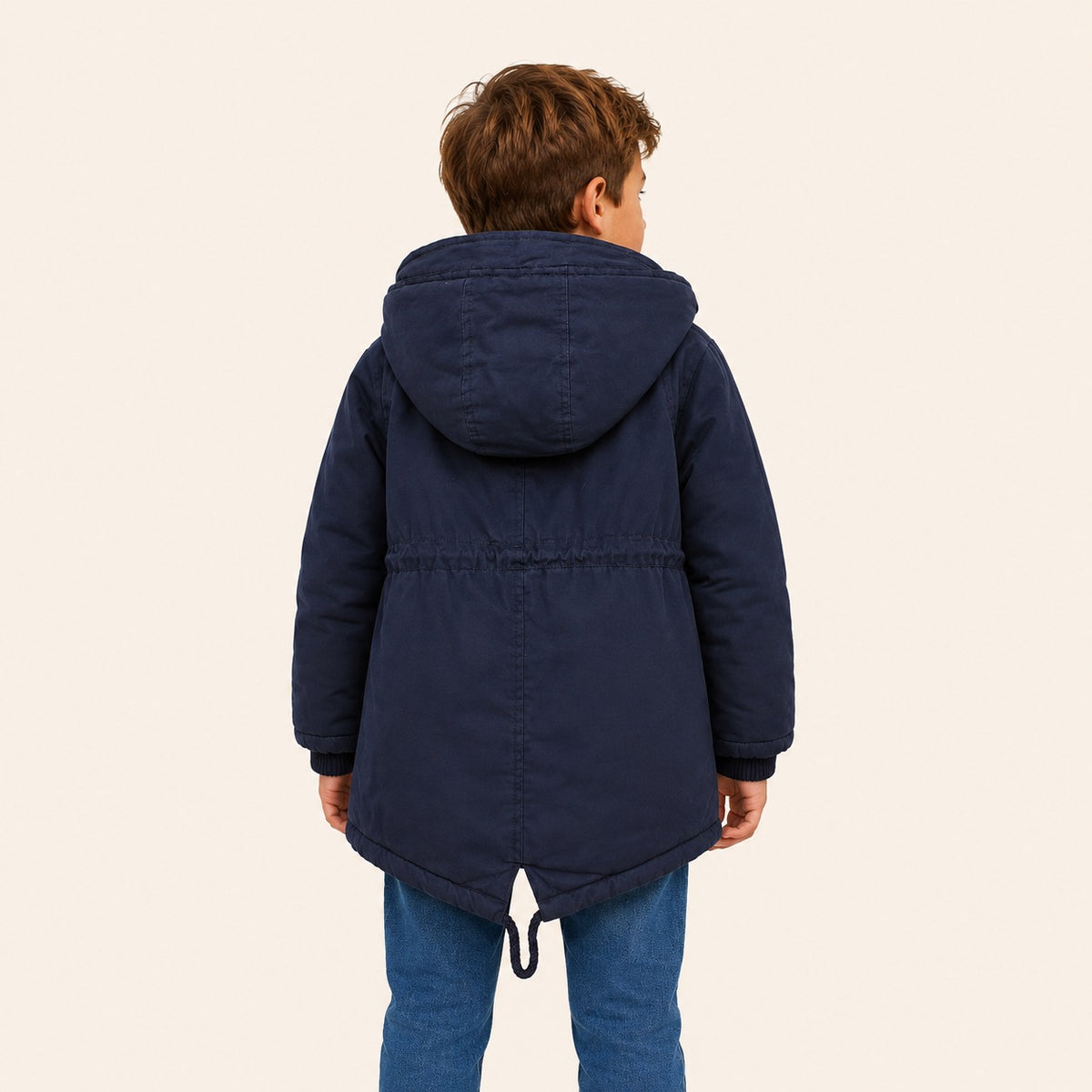 Jongens Gevoerde Winterjas met Capuchon | 5 kleuren