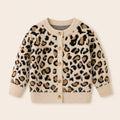 Luipaardprint Vest met Knopen - Bruin