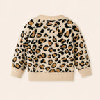 Luipaardprint Vest met Knopen - Bruin