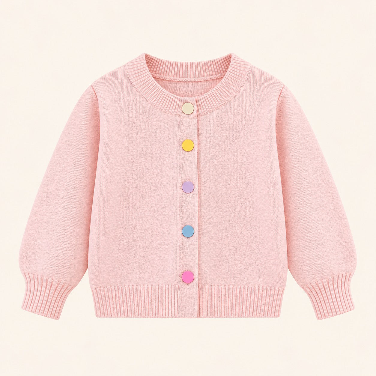Meisjes Vest met Contrastdetail | 3 kleuren