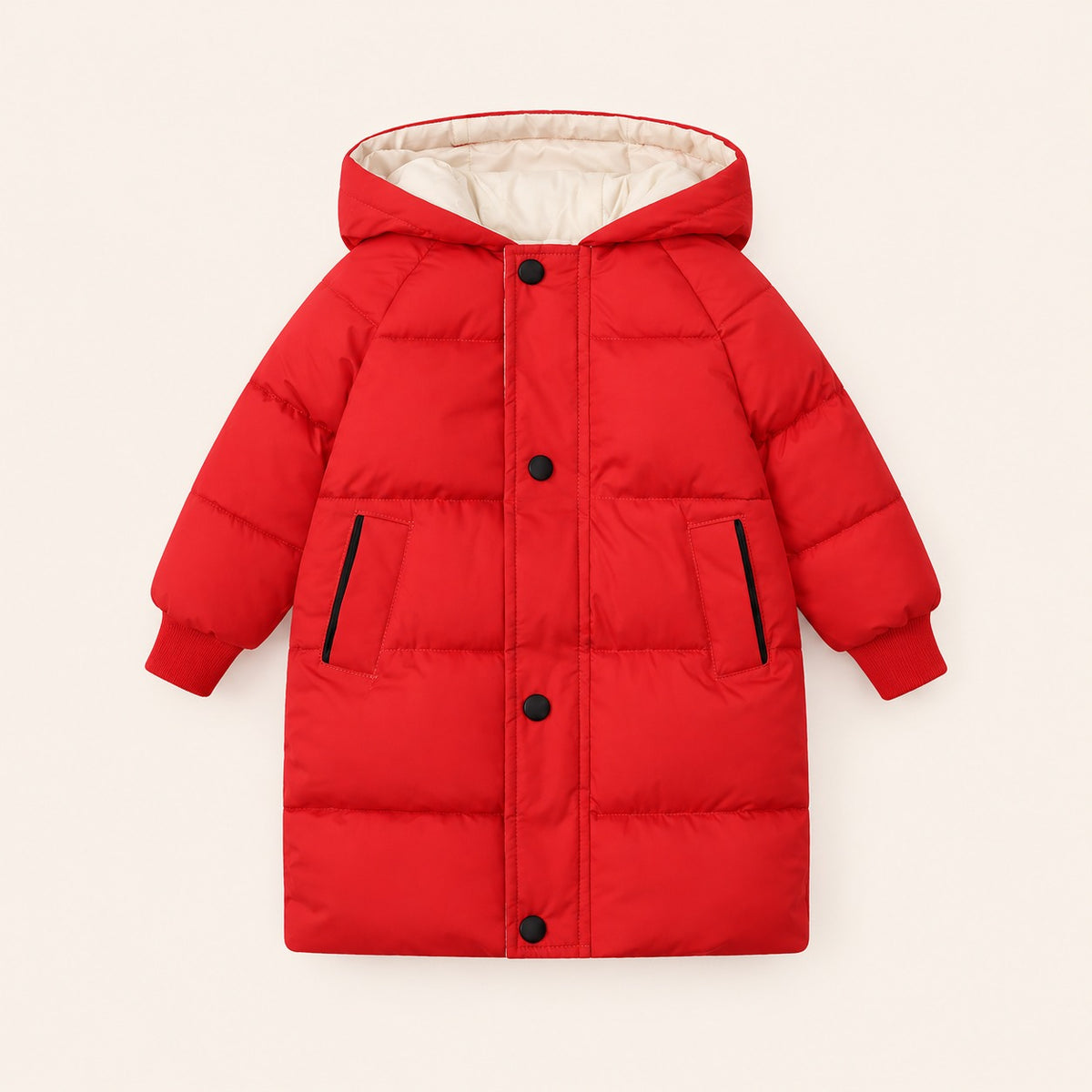Gewatteerde Jas met Capuchon | 6 kleuren