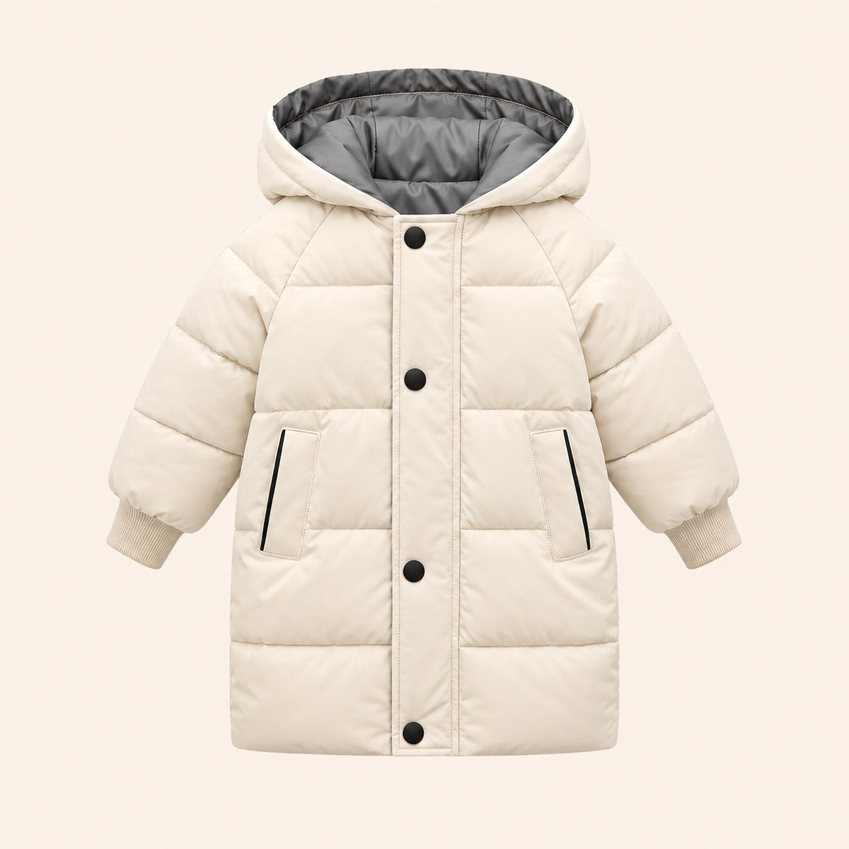 Gewatteerde Jas met Capuchon | 6 kleuren