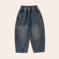 Jongens Wijde Stonewash Jeans
