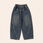 Jongens Wijde Stonewash Jeans