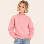 Meisjes Gebreide Trui met Ronde Hals | 5 kleuren