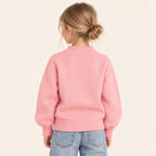 Meisjes Gebreide Trui met Ronde Hals | 5 kleuren