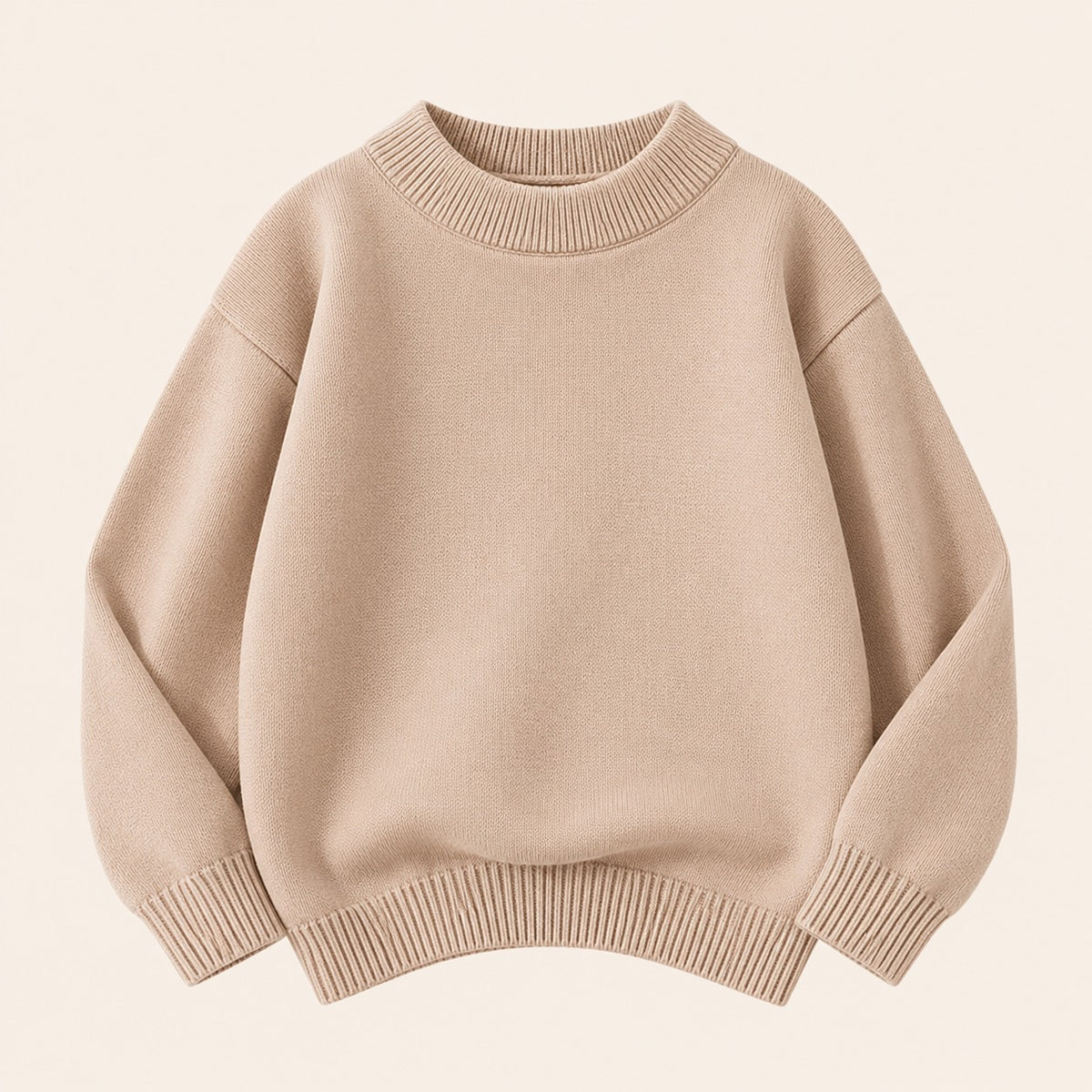 Meisjes Gebreide Trui met Ronde Hals | 5 kleuren