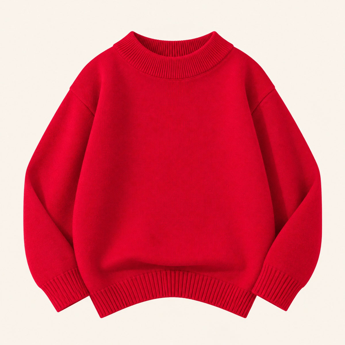 Meisjes Gebreide Trui met Ronde Hals | 5 kleuren
