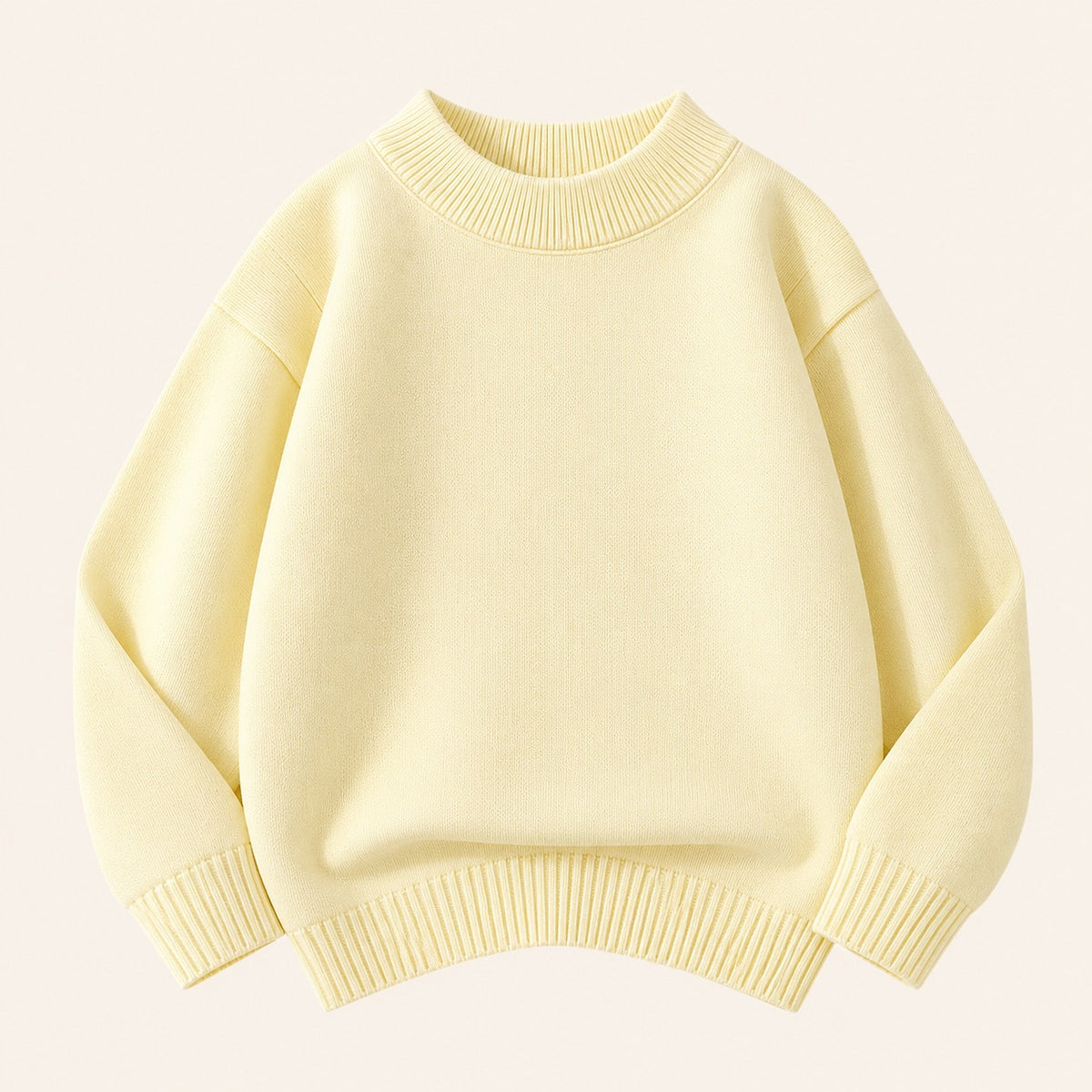 Meisjes Gebreide Trui met Ronde Hals | 5 kleuren