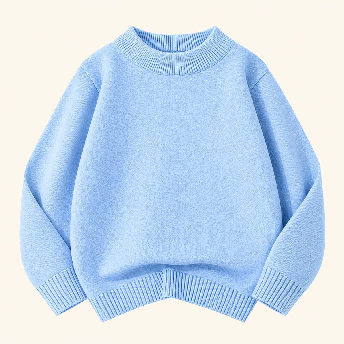 Meisjes Gebreide Trui met Ronde Hals | 5 kleuren