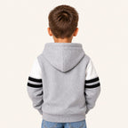 Jongens Colorblock Ritshoodie met Capuchon | 2 kleuren