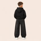 Jongens Straight-Leg Jeans Zwart