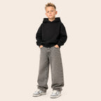 Jongens Straight-Leg Jeans Taupe/Grijs