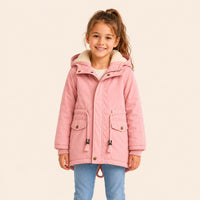 Meisjes Gevoerde Winterjas met Capuchon | 6 kleuren