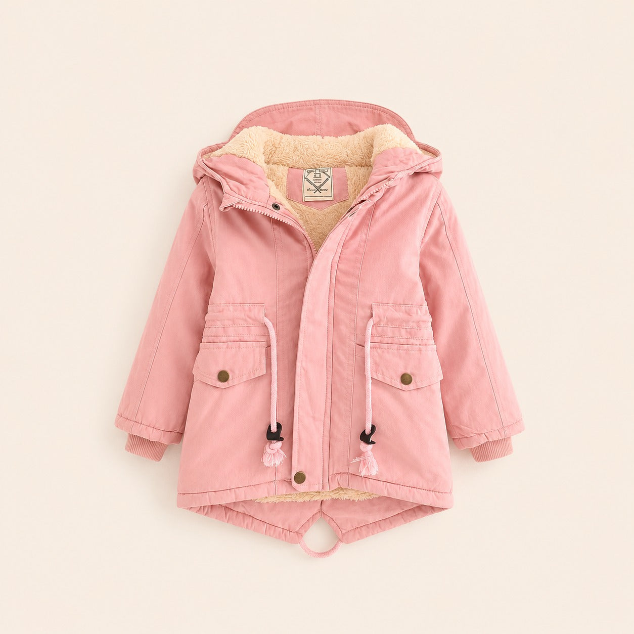 Meisjes Gevoerde Winterjas met Capuchon | 6 kleuren