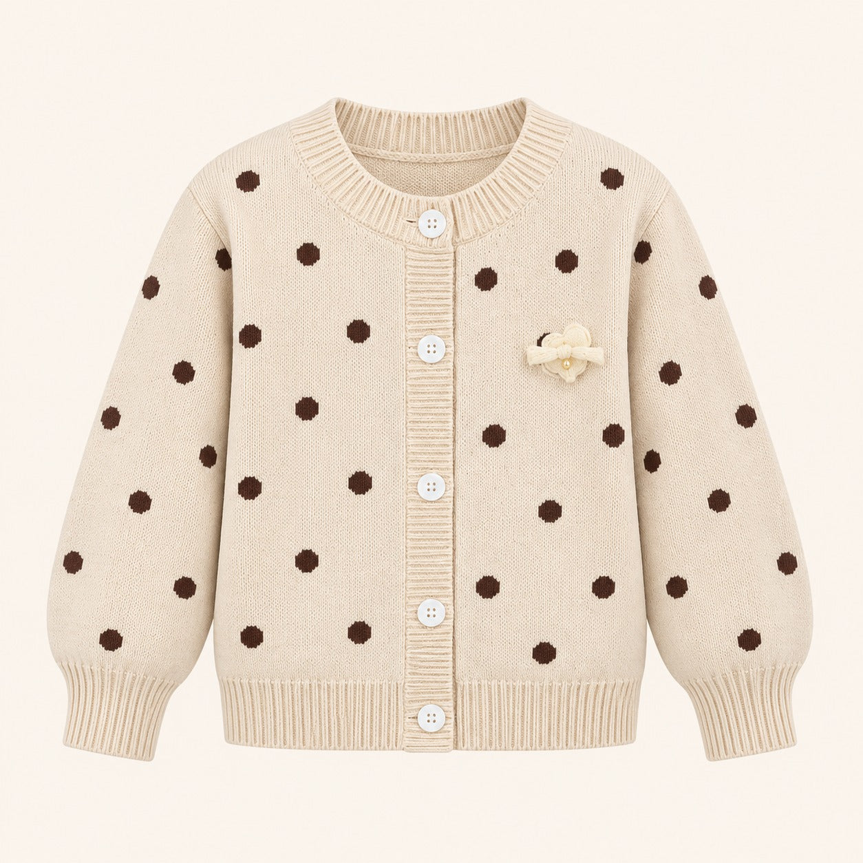 Meisjes Stippenvest met Knopen | 2 kleuren