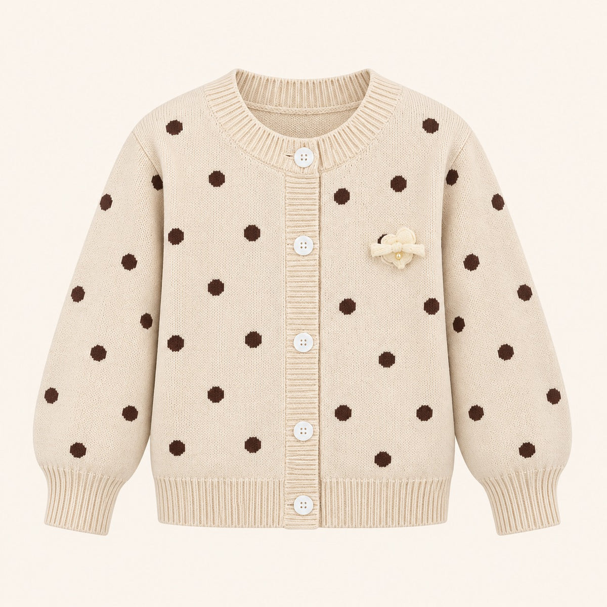 Meisjes Stippenvest met Knopen | 2 kleuren