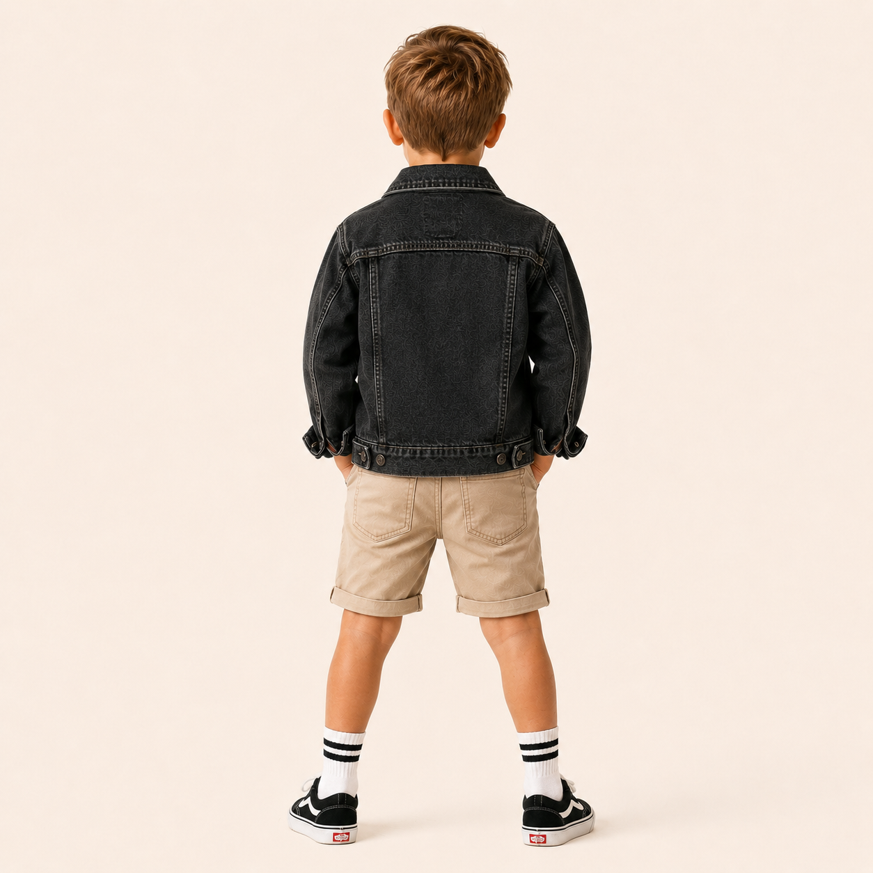 Jongens Retro Spijkerjas met Stoere Details- Verschillende kleuren