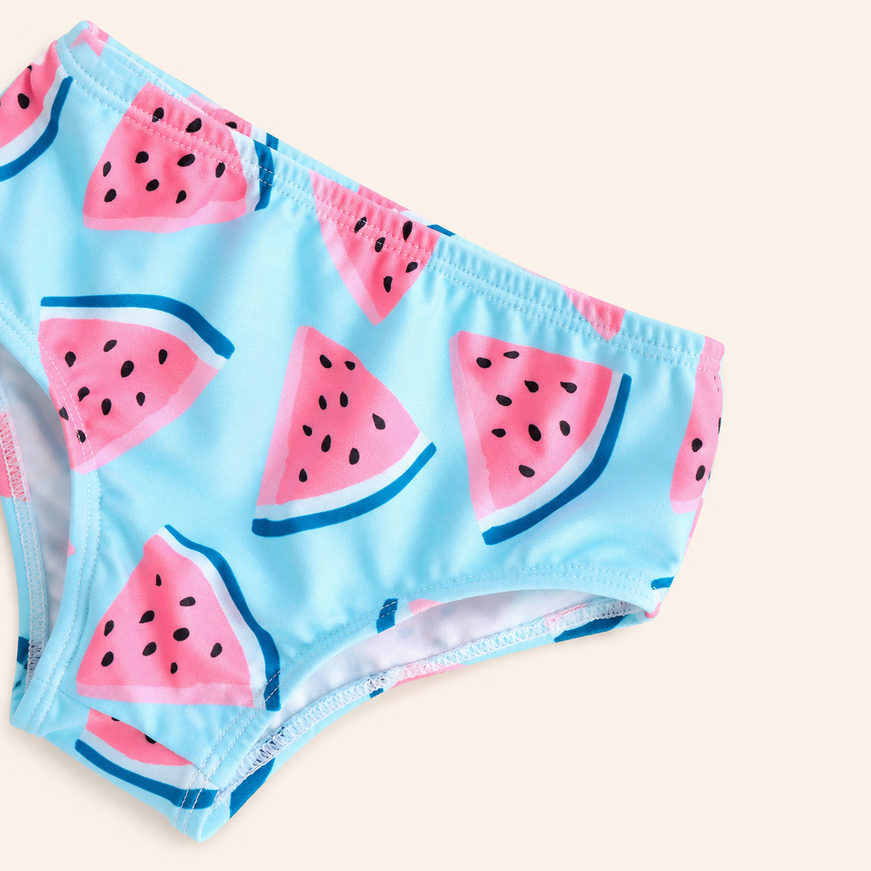 3-Delige Meisjes Bikini Set met Watermeloenprint