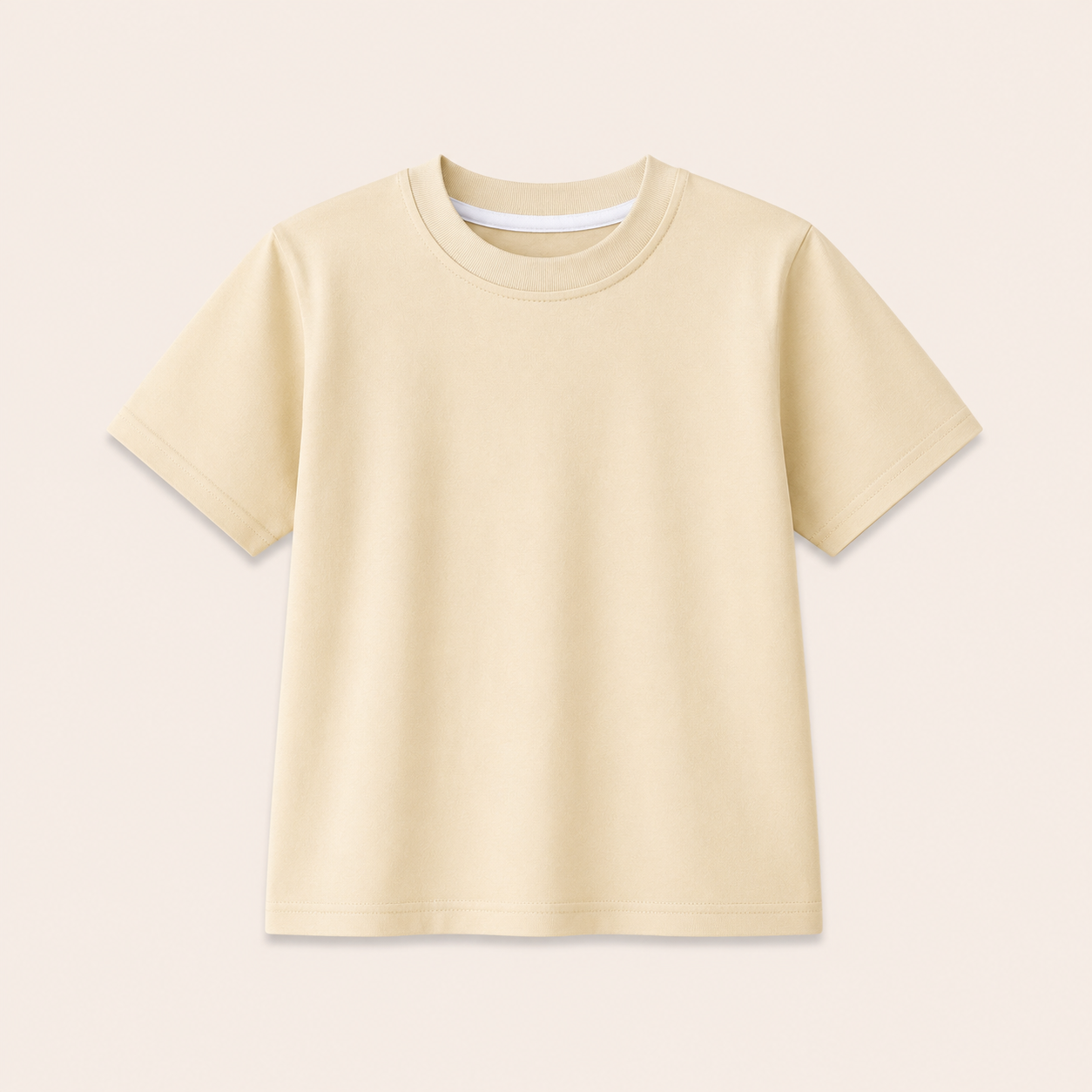 Basic Katoenen T-shirt met Korte Mouwen