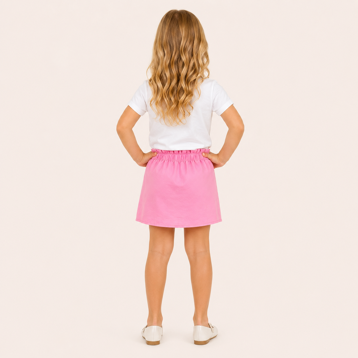Meisjes 2-delige zomerset met t-shirt en rok