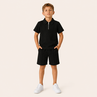 Jongens 2-delige Polo Zomerset met Rits