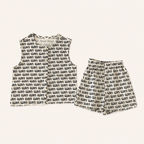 Meisjes 2-delige Katoenen Zomerset met Leuke Prints | 5 prints