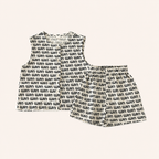 Meisjes 2-delige Katoenen Zomerset met Leuke Prints | 5 prints