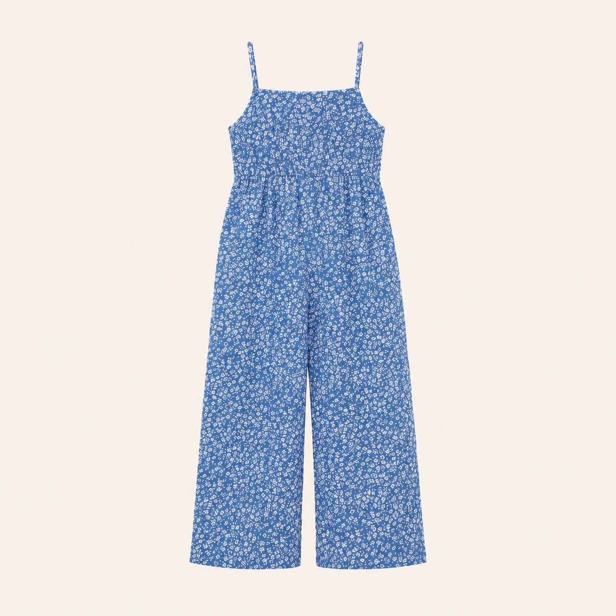 Jumpsuit met Bloemenprint en Spaghettibandjes