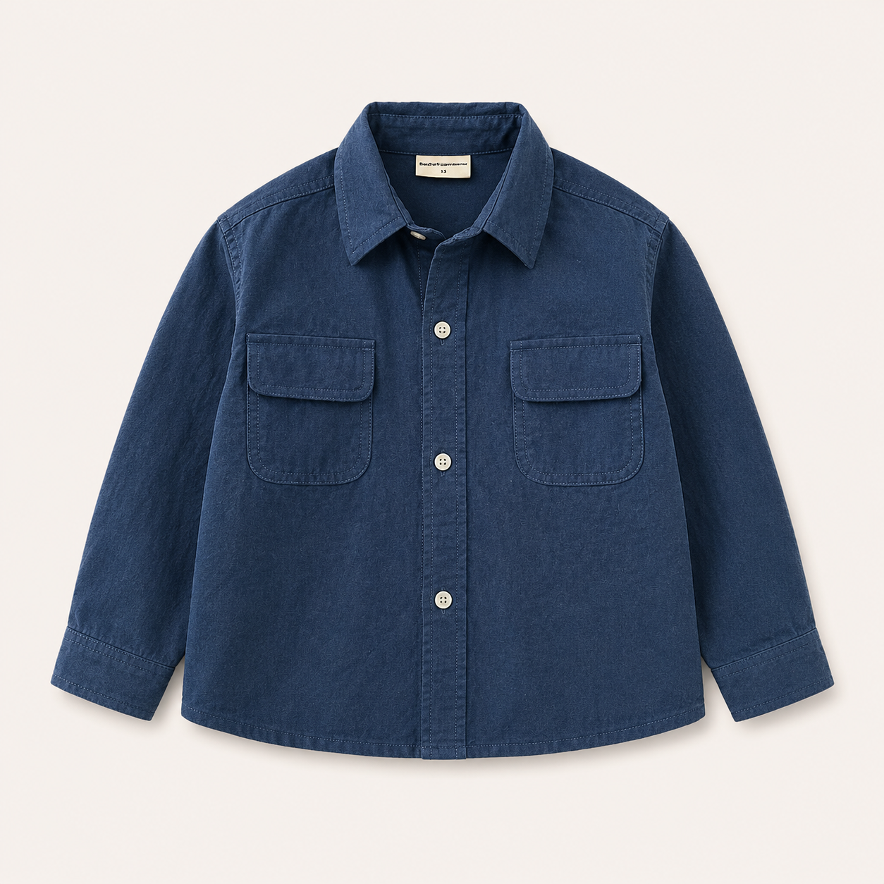 Jongens Denim Overshirt met Apenlogo