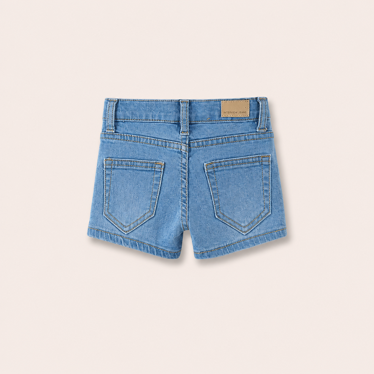 Meisjes Denim Short met Ster en Strass Details| 2 kleuren