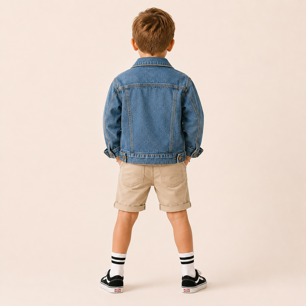 Jongens Retro Spijkerjas met Stoere Details- Verschillende kleuren