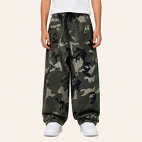 Jongens Oversized Camouflage Cargobroek