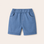 Stoere Effen Jongensshort met Zijzakken - Verkrijgbaar in Meerdere Kleuren