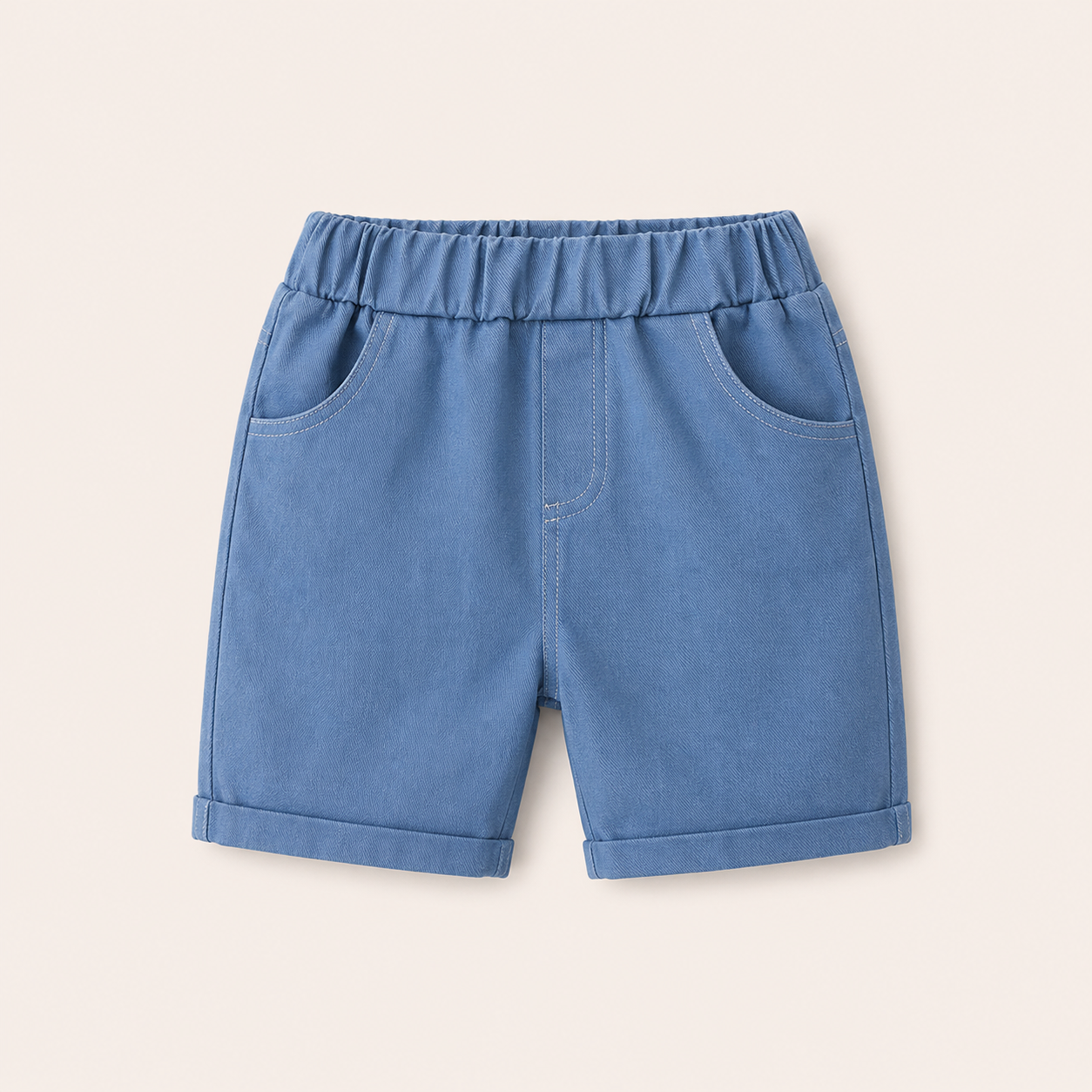 Stoere Effen Jongensshort met Zijzakken - Verkrijgbaar in Meerdere Kleuren