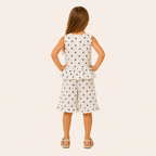 Meisjes 2-delige  katoenen polkadot Set met Topje en Short