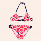 Meisjes Bikini Set Digitaal Geprinte Kleine Appel | Roze