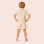 Jongens 2-delige Katoenen Zomerset met Overhemd en Short